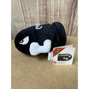 Bullet Bill All Star Collection Plush 6" Super Mario Bros Little Buddy 1426